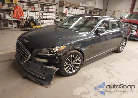 2017 Genesis G80 3.8 z USA, uszkodzony, nr VIN KMHGN4JE6HU205761